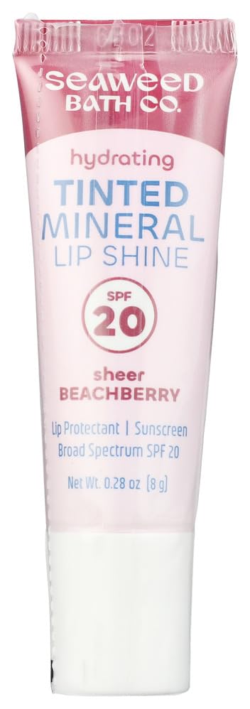 Seaweed Bath Co. Hydrating Tinted Mineral Lip Shine SPF 20, 0.28 oz image 4