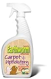 Earthworm Carpet & Upholstery Cleaner Spot & Stain Remover - Natural Enzymes, Safer for Family, Environmentally Responsible - 22 oz