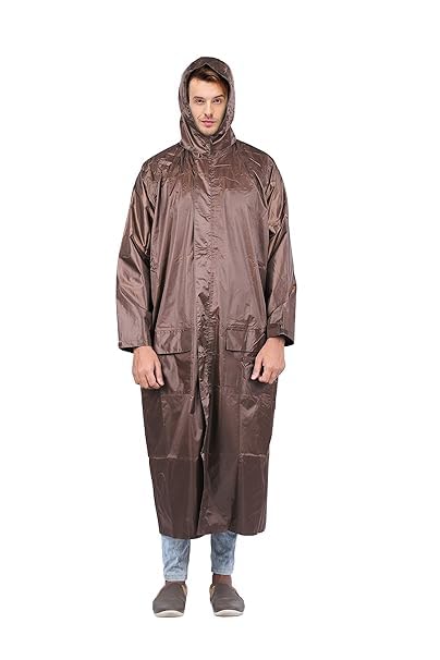 Hooded Waterproof Raincoat for Men and Women, Solid Design Lightweight Rain Wear for Commuting, Riding, Hiking and Everyday Monsoon Use-image-32