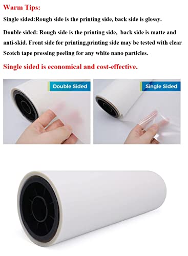 Calca 13In X 328Ft Dtf Transfer Film Premium Roll - Hot Peel, Dtf Film Roll Direct To Transfer Film Roll For Direct-To-Film Printing, In Us Stock (Glossy Clear Back) #TOP7