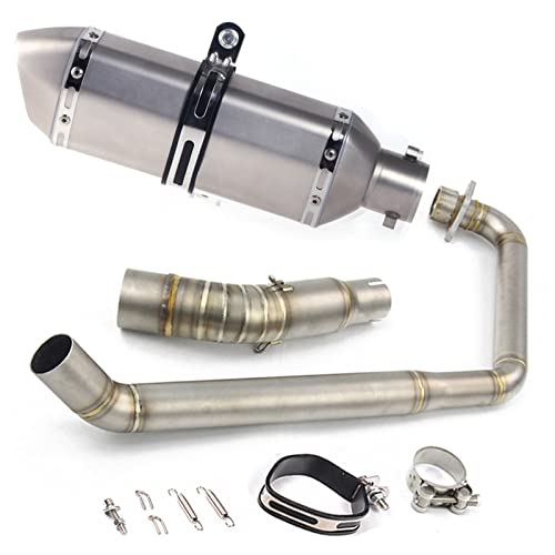 Tubo Medio Delantero de Escape Silenciador Completo Motocicleta CBF125 CBF150 Colector Moto
