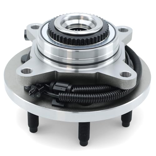 Image of 4WD Front Wheel Bearing and Hub Assembly Compatible with Ford F-150,Expedition 2011-2014,Lincoln Navigator 2011 2012 2013 2014, Wheel Bearing Front Hub 515142,6 Lugs with ABS