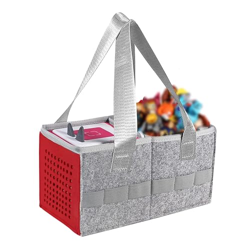 Image of Hounyoln Carry Bag for Toniebox Audio Player Starter Set,Felt Hounyoln Organizer Case for Tonie Starter Set Storage Bag
