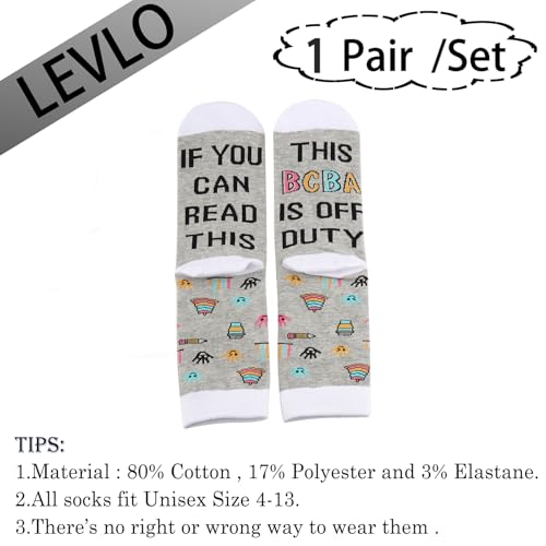 Chaussettes BCBA LEVLO pour maman, enseignante et thérapeute