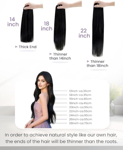 Image of LaaVoo Clip In Hair Extensions, Blonde Highlights, 14 Inch 5Pcs 80g | Clip In Hair Extensions Real Human Hair Form Highlighted Hair Effects, For Wedding, And Prom Occasions