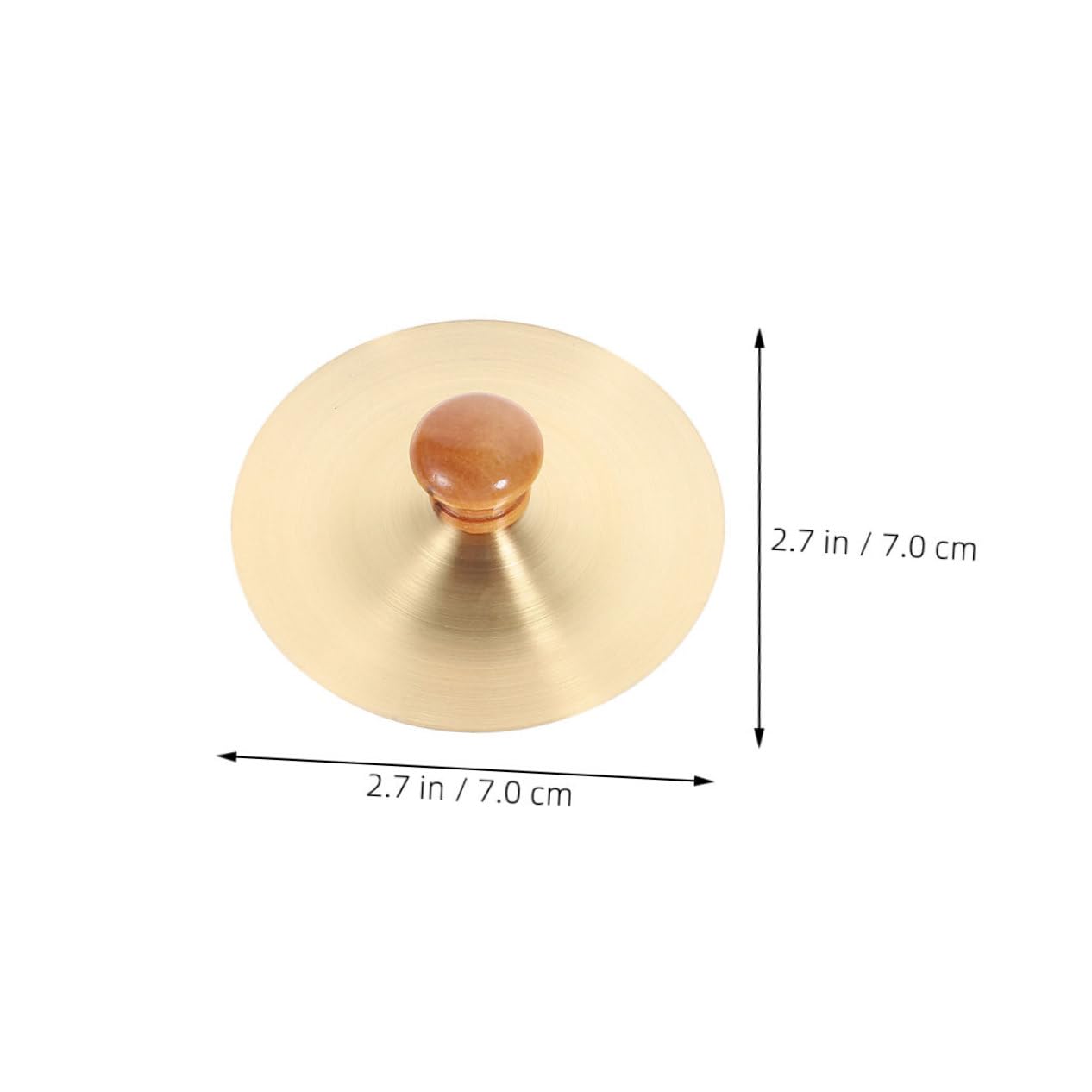 Abaodam 1Pair Mini Cymbals Ethnic Percussion Instrument for Dance Parties Celebrations for Bands Performances Compact Portable Design