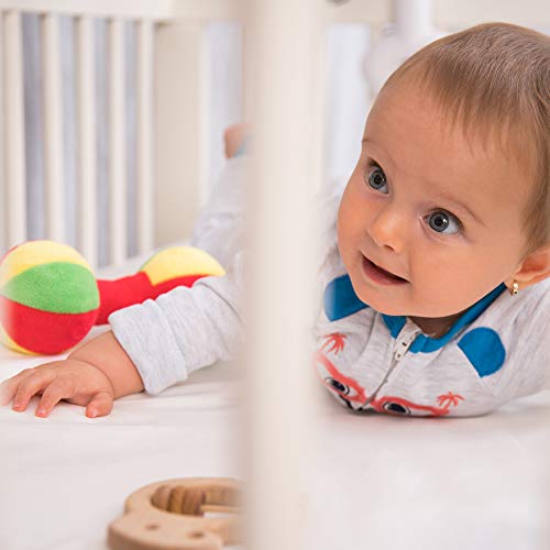 Sleepah Pack And Play Mattress Pad Portable Memory Foam; Double-Sided (Firm For Babies, Soft For Toddlers) Portable Waterproof Crib Mattress + Sheet; Fits Most Pack N Play 38 X 26 X 3 #TOP5