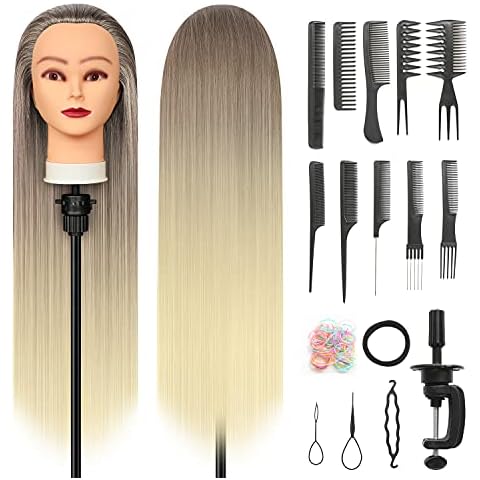 28 Inch Synthetic Hairdressing Training Head Cover