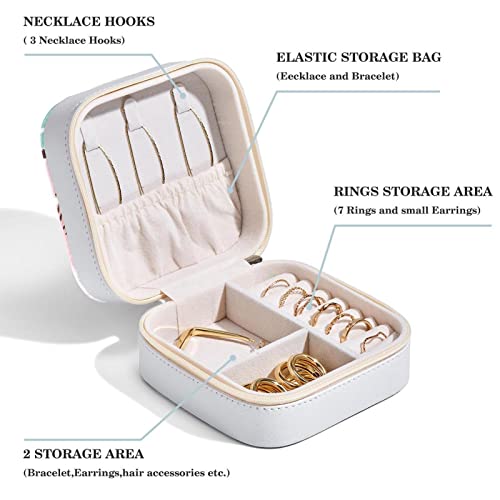 Boîte à bijoux pour colliers brosses et bagues sans emmêlement
