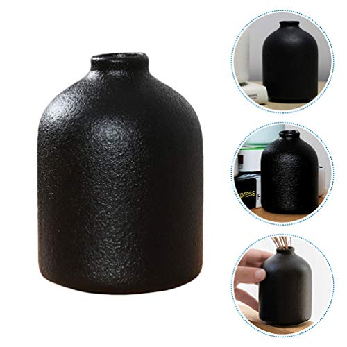 Tofficu Ceramic Diffuser Bottle Flower Vase Empty Diffuser Jars Aromatherapy Reed Diffuser Container Fragrance Accessories For Home Office #TOP4
