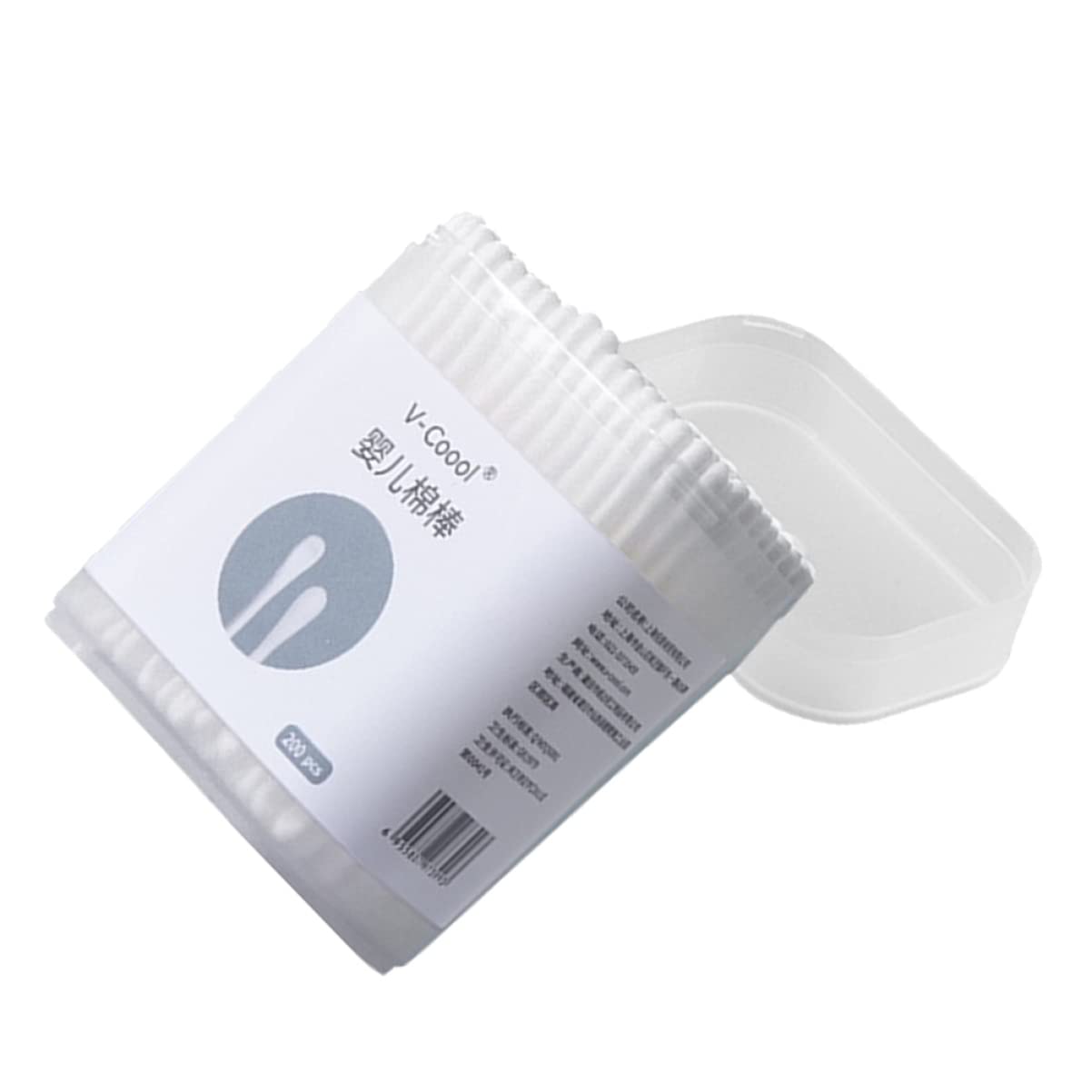 Toddmomy Baby Cotton Swabs 600 count Double-Ended Ear Cleaning Swab with Spoon Tip Gentle Cotton Stick for Baby Care Ear Wax Nose Makeup 2.87 in