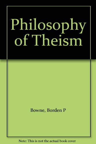 Philosophy of Theism B000O2RSOA Book Cover
