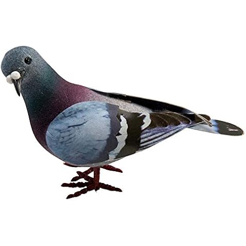 Artificial Simulated Foam Birds, Artificial Compression Foam Simulation Pigeon, Mini Home Decoration Garden Ornaments for Wedding Miniature Imitation Animal Fake Pigeon(random) Cover