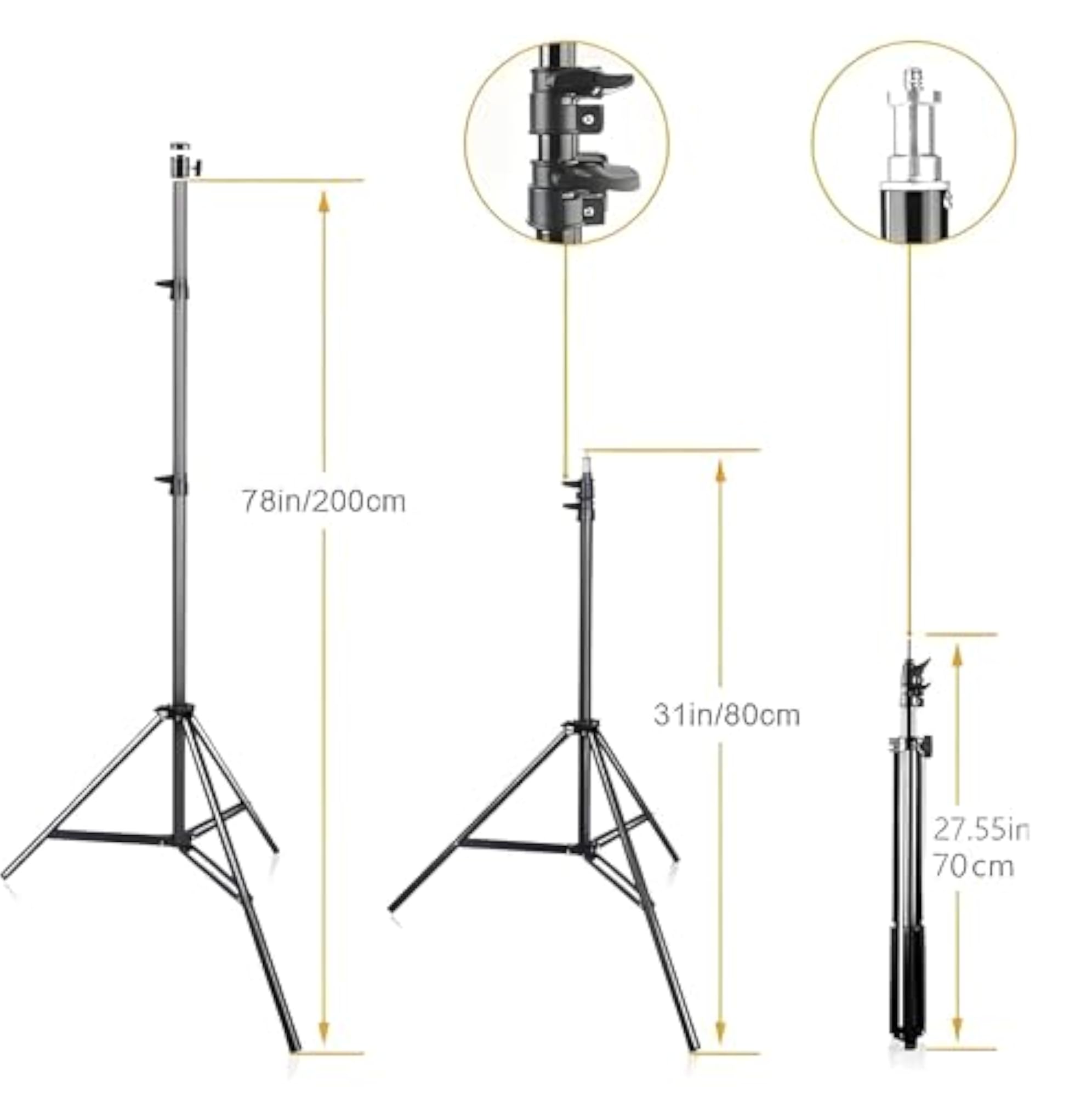 Adjustable Tripod with Bluetooth Remote for Online Classes