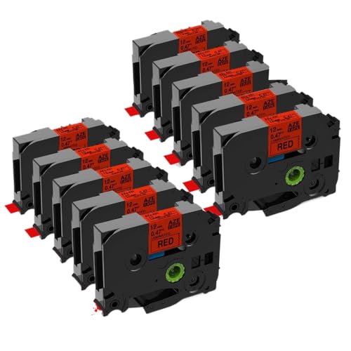 5 10 20pk TZE-231xe[v12mm̔~l[g{ƃxv^[fE1000v^[̃T[hp[eB̌(10PK Black on Red)