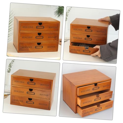 Rangement cosmétique Uonlytech en bois massif noble aux finitions soignées - 6