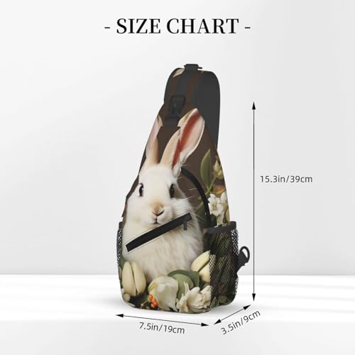 Bolso Pequeño Tipo Sling para Senderismo Unisex Negro miniatura 3