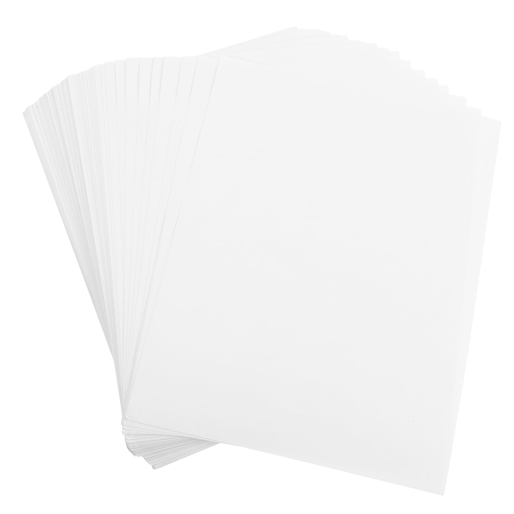 Fogli Etichette Adesive A4 Opache Bianche 100 Fogli | Stampa senza Sbavature, Retro Adesivo Forte, per Mailing e Craft Projects