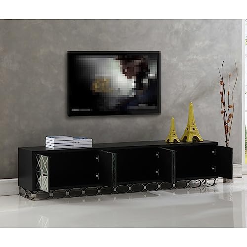 TV-Ständer für Schlafzimmer, moderner, minimalistischer TV-Schrank für das Wohnzimmer, audiovisueller Schrank für das Schlafzimmer, TV-Schrank mit gehärtetem Glasspiegel, Unterschrank, Wohnzimme 5 TV-Ständer für Schlafzimmer, moderner, minimalistischer TV-Schrank für das Wohnzimmer, audiovisueller Schrank für das Schlafzimmer, TV-Schrank mit gehärtetem Glasspiegel, Unterschrank, Wohnzimme