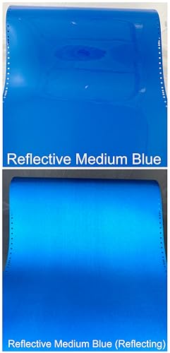 Image of Reflective Concepts 4x4 Emblem Overlay Decal Sticker -Fits: 2019-2026 Ram, NOT for Classic - (Color: Reflective Medium Blue)
