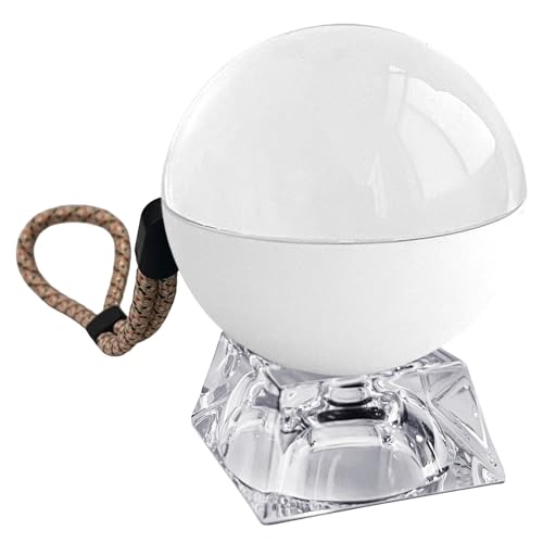 Reproductor de vídeo con esfera de cristal ideal como regalo emotivo con música y fotos
