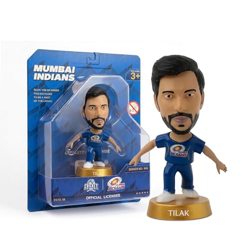 Image of Action Figure, IPL Edition 360 Rotatable Head, Cricket Player for Fans & Collectors (3 Tilak Varma)