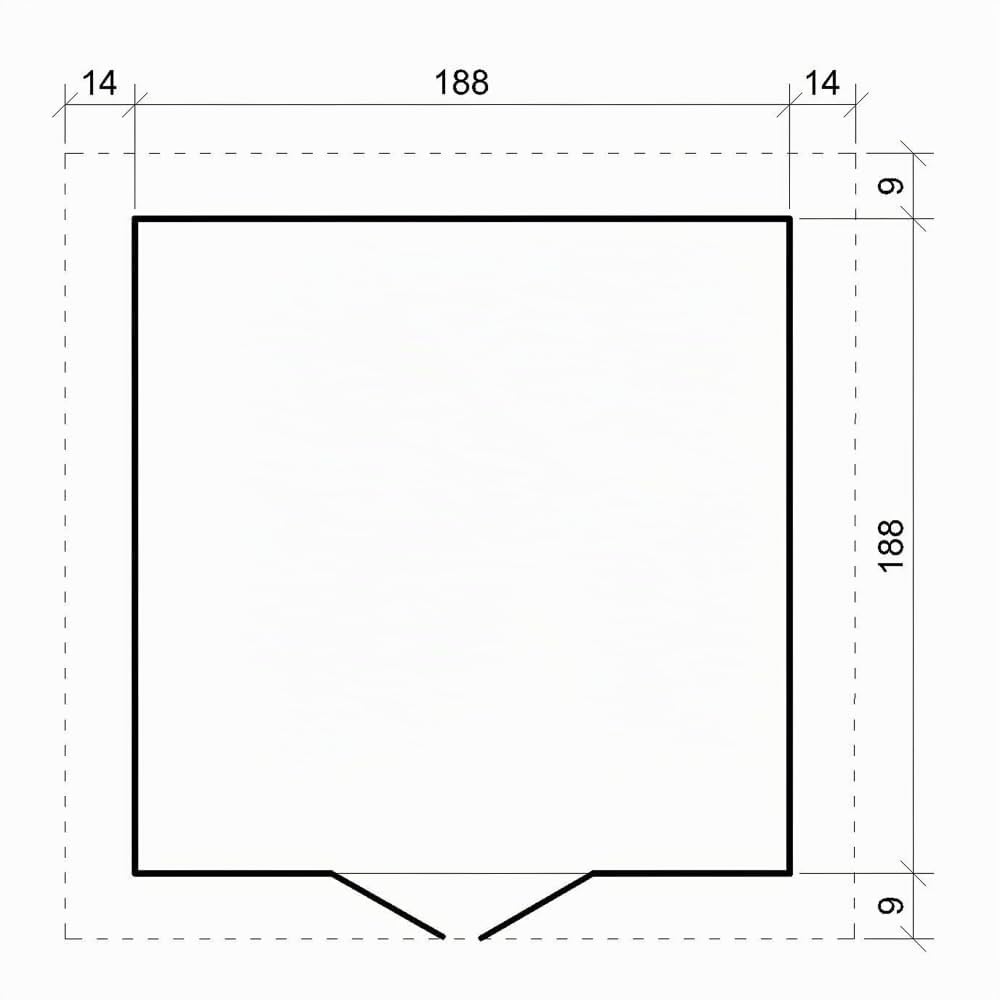 TIMBELA M343C Casetta da Giardino in Legno per Esterni - L216xL206xA218 cm/ 3.53 m2 - Piccola Casetta in Legno, Rimessa Attrezzi, Deposito Bici