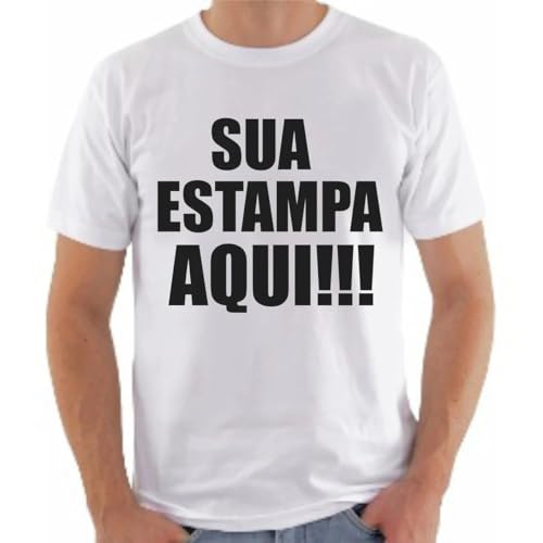 Camiseta personalizada com sua arte