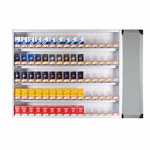 Vitrina acrílica transparente con estantes...