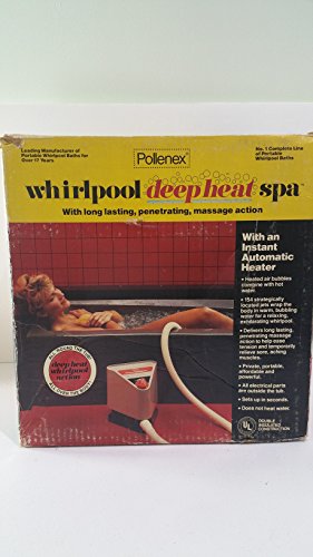 Pollenex Whirlpool Deep Heat Spa with Long Lasting, Penetrating, Massage Action #WB710HR