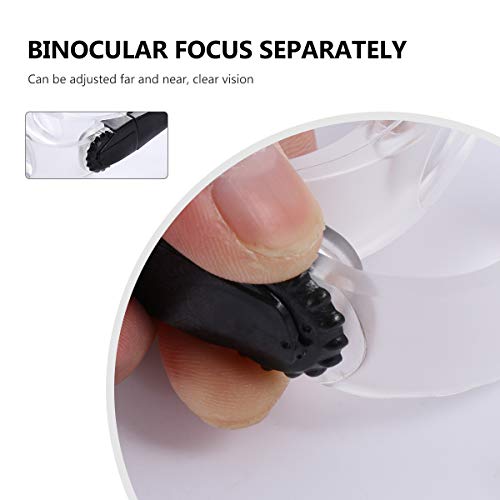 Abaodam Binóculos de lupa portátil para pesca, telescópio, lupa