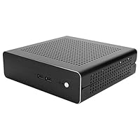 Desktop-Computergehäuse, läuft ohne Störlicht und empfindliches Desktop-Computergehäuse für Hotelcomputer(Schwarz, USB2.0)