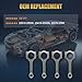 Bulubiu 4PCS Connecting Rod 23510-25030 Fit for Tucson 2011-2013 Kia Forte 2010-2013 Kia Forte Koup 2010-2013 Aftermarket Part Replace OE 23410-2G000 23510-2500