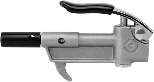 K Tool International 71012 Pistola de soplado de aire de alto flujo para garajes, talleres de reparación y bricolaje, cuerpo fundido a presión de