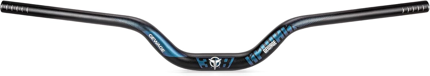 31.8 Bike Handlebar - 25mm, 55mm, 70mm, 90mm,120mm Riser Handlebar - 780mm Aluminium Alloy Mountain Bike Bicycle Handlebars (55mm Rise)