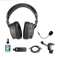 Audeze Maxwell Wireless Gaming Headset Bundle for PlayStation 5, Includes Headphone Holder, Cleaner, Stereo Plug/Jack, and Headphone Case