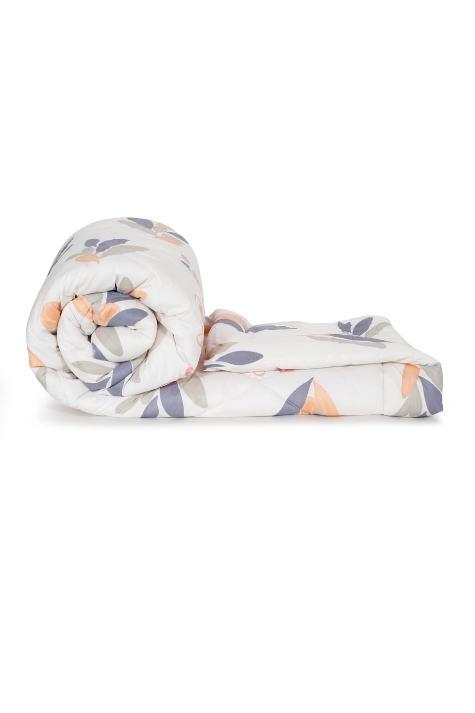 Amazon Brand - Solimo Double Microfiber Comforter|200 GSM|Warm & Cosy (Pale Green Blossom)