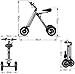 LAZNG Adulto Scooter eléctrico, 36V 250W eléctrica plegable triciclo, bicicleta eléctrica for...