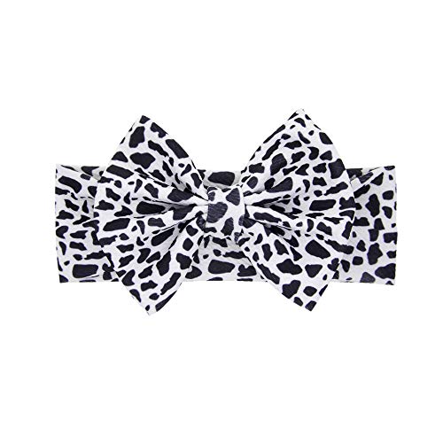 Cow Stria Headband Bow Baby Girl Cow Stria Hair Clip Bows Cow Stria Headwear Bbg37 (Cow Stria) #TOP1