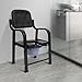 Sofa-Style Toilet Chair, Heavy Duty Toilet Chair with Removable Bucket, 200kg Load-Bearing for Bedroom Bathroom Shower Rest