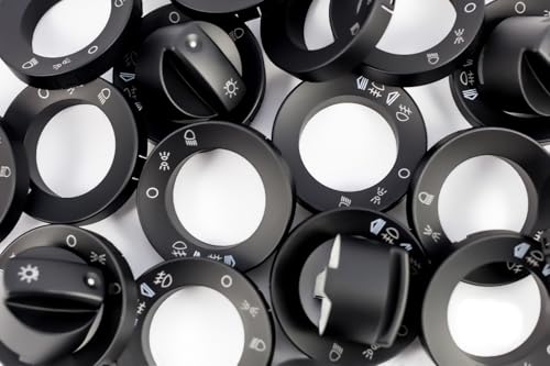 WoWMarkt Scheinwerferschalter Abdeckung für A4 S4 8E B6 B7 Bj. 2000-2007 Lichtschalter Reparatursatz 8E0941531A Scheinwerfer Schalter Ersatz für A4 S4 Reparatur Kit OEM 8E0941531A 8E0941531C 8E0941531