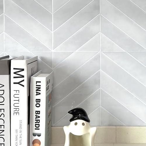 WoStick Suelo Vinilo Autoadhesivo Cocina, 3D Paneles Decorativos Para Pared, Espiga Cenefa Adhesiva Cocina Para Cocina Y BañO 10sheets/Pack