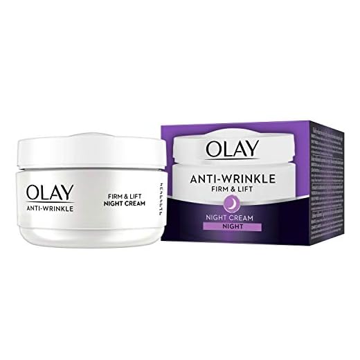 Olay Anti-Wrinkle Firm and Lift Night Cream for 40+, 1.7 Ounce