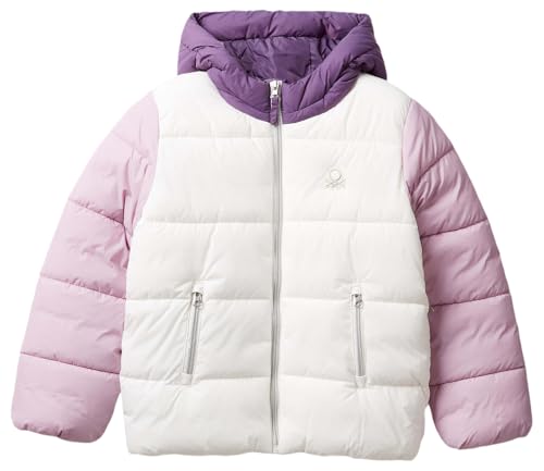 Veste multicolore Benetton 140 cm manteau mi-saison fille garçon en coton