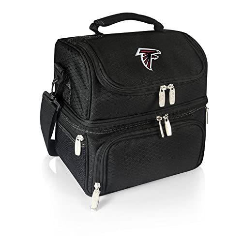 PICNIC TIME Black Atlanta Falcons Pranzo Lunch Tote