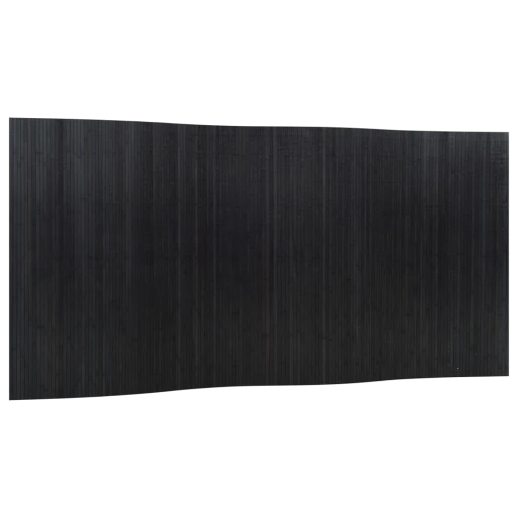 Vidaxl Black Room Divider, Privacy Screen For Home Bedroom Living Room, Screen Privacy Panel For Decoration, Room Partition, Modern Style, Bamboo