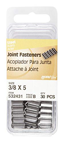 Hillman 1 in. L Joint Galvanized Steel Joint Fastener Corrugated Joint