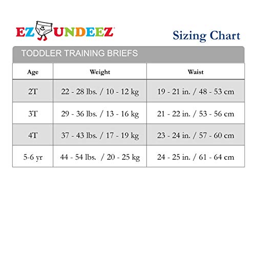 Ez Undeez peuter Potty trainingsbroek met gewatteerde laag, Jongens slip - Afbeelding 5