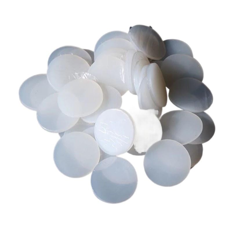 1/2/5Pcs Small Silicone Sheet White Round Silicone Rubber Sheet Seal Gaskets Pad Thick 1mm/1.5mm/2mm/3mm/4mm/5mm/6mm/8mm Dia 10mm-55mm Anti Slip Shock-Absorbing(40mm (2Pcs),4mm)