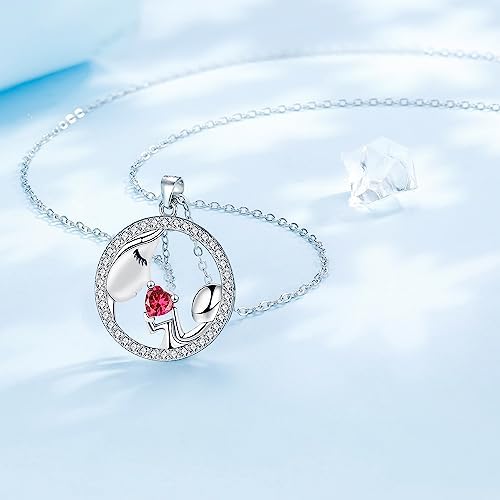 JENDEAR SHINE Collana Doppia Catena Donna In Argento 925 - Simbolo Infinito Con Zirconia - Regalo In Scatola - copertina